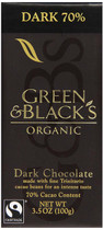 Green & Black's, Organic Chocolate Bar, 70% Cocoa, 3.5 oz