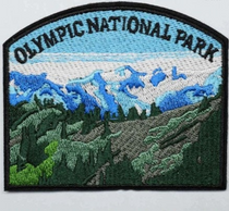 Olympic National Park Iron On Travel Patch