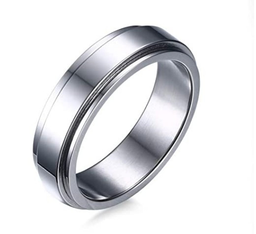 Stainless Steel Spinner Ring at Rs 788.00 | Stainless Steel Rings | ID:  2851534553688