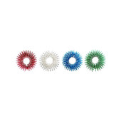 Spiky Sensory Rings for Fingers Massage Stress Relief 4 Pack