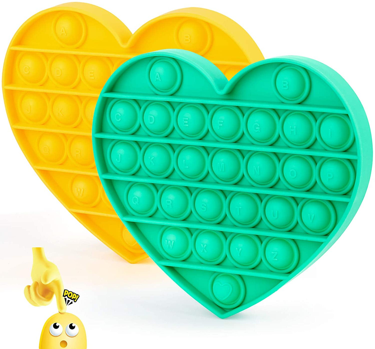 Pop It Fidget Toy Silicone Push Pop Bubble Fidget Sensory Toy