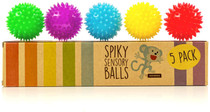 Spiky Sensory Balls 5 Pack Squeezy And Bouncy Fidget Toy
