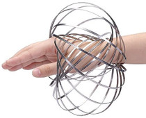 Flow Ring Kinetic Pop Up Spring Toy 3D Sculpture Ring