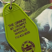 The Grinch Whoville Retro Key Tag Keychain
