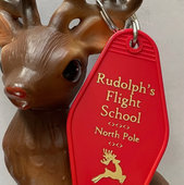 Rudolph's Flight School Santa Clause North Pole