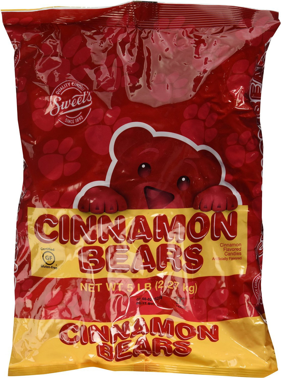 Sweet's Cinnamon Bears 5 Pound ( 80 OZ ) CandyKorner