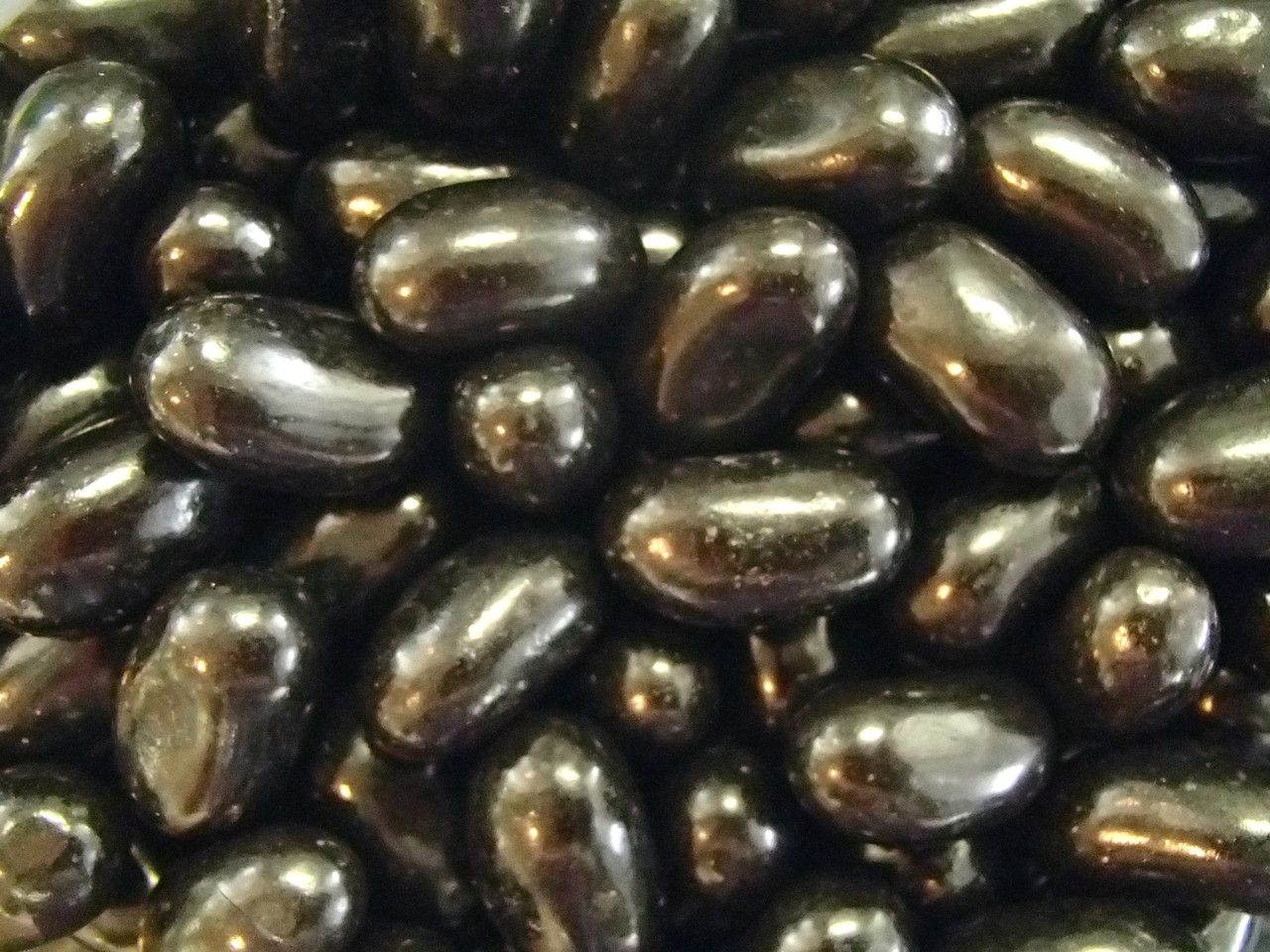 Sweet's Black Jelly Beans 1 Pound ( 16 OZ ) CandyKorner