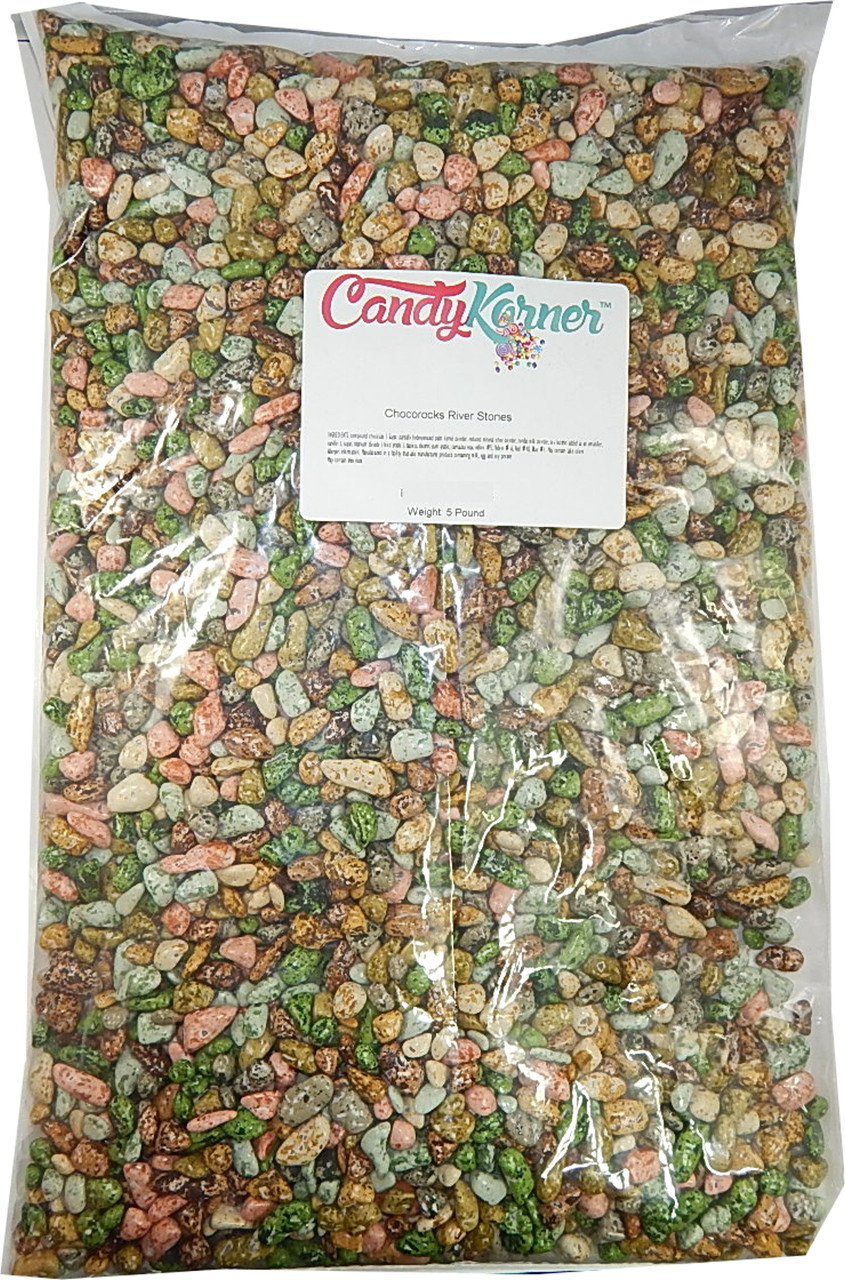 Chocorocks Riverstones Nuggets Candy Coated Chocolate Shaped River