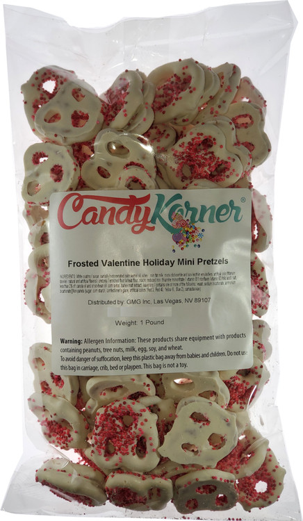CandyKorner Valentine's Day Frosted Mini Pretzels 1 Pound ( 16 Ounce ) 1
