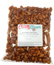 Sconza Butter Toffee Almonds | Almonds Covered in Butter Toffee 3 Pound ( 48 Ounce ) By CandyKorner