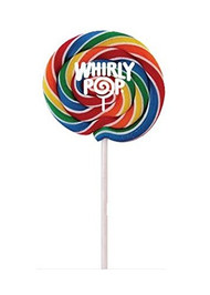 Whirly Pop Lollipop Rainbow Swirl 10 oz | 6.5  inch Diameter Lollipop By CandyKorner