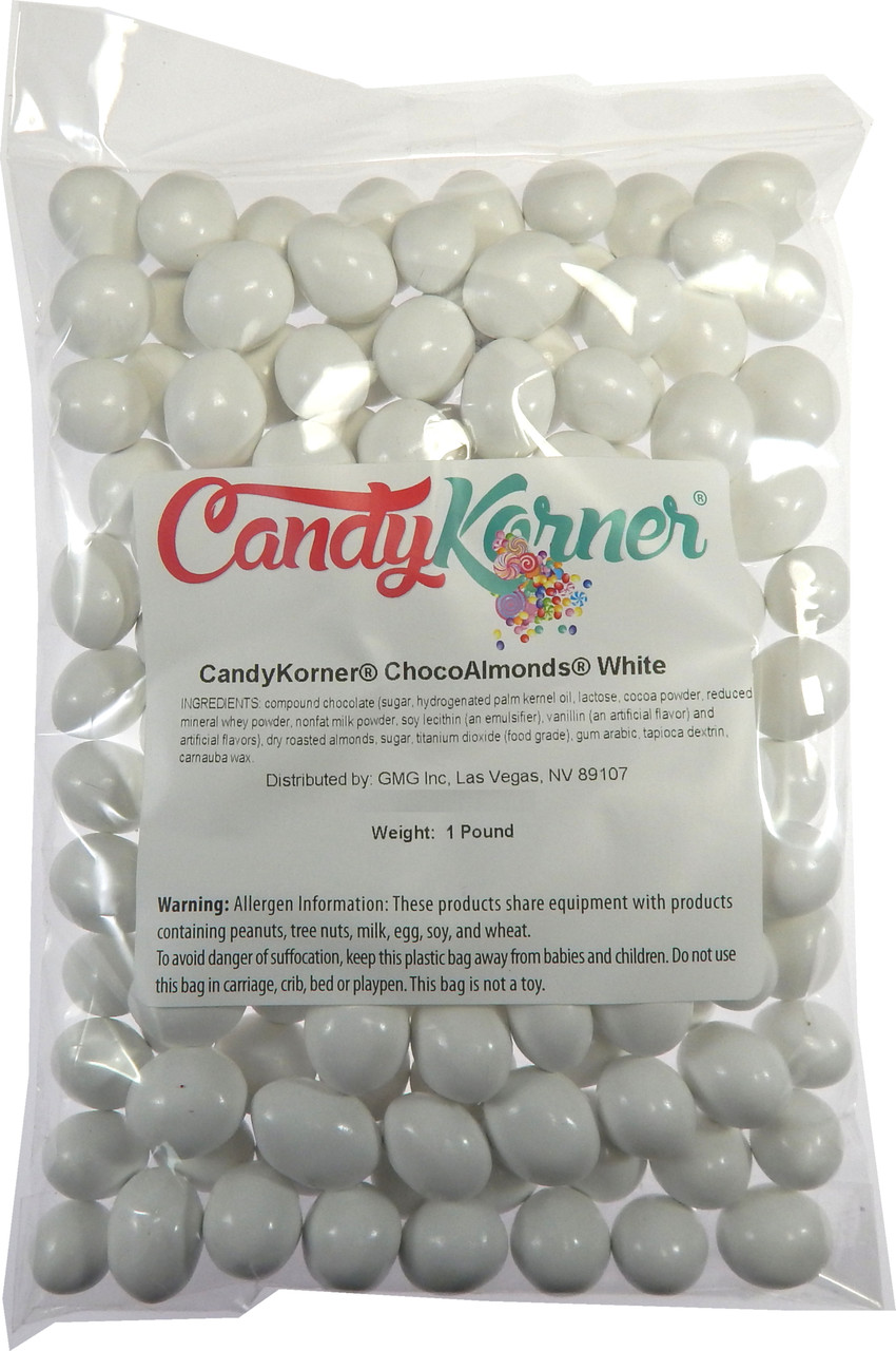 ChocoAlmonds White | Chocolate Covered Almonds And A Light Candy Shell ...