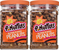 P-Nuttles | Peanuts Covered In Butter Toffee Shell | 44 Ounce Jar | 2 Count By CandyKorner