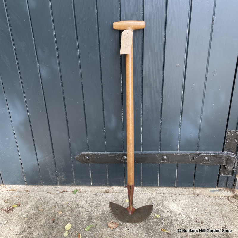 Halfmoon edging iron (circa 1950s) Bunkers Hill Plant Nursery