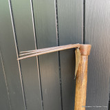 Cast steel Canturbury Hoe with sturdy ash shaft, made by 'Brades' (circa 1920s)