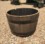 Half Oak Barrel Large (26"W x 12"H)