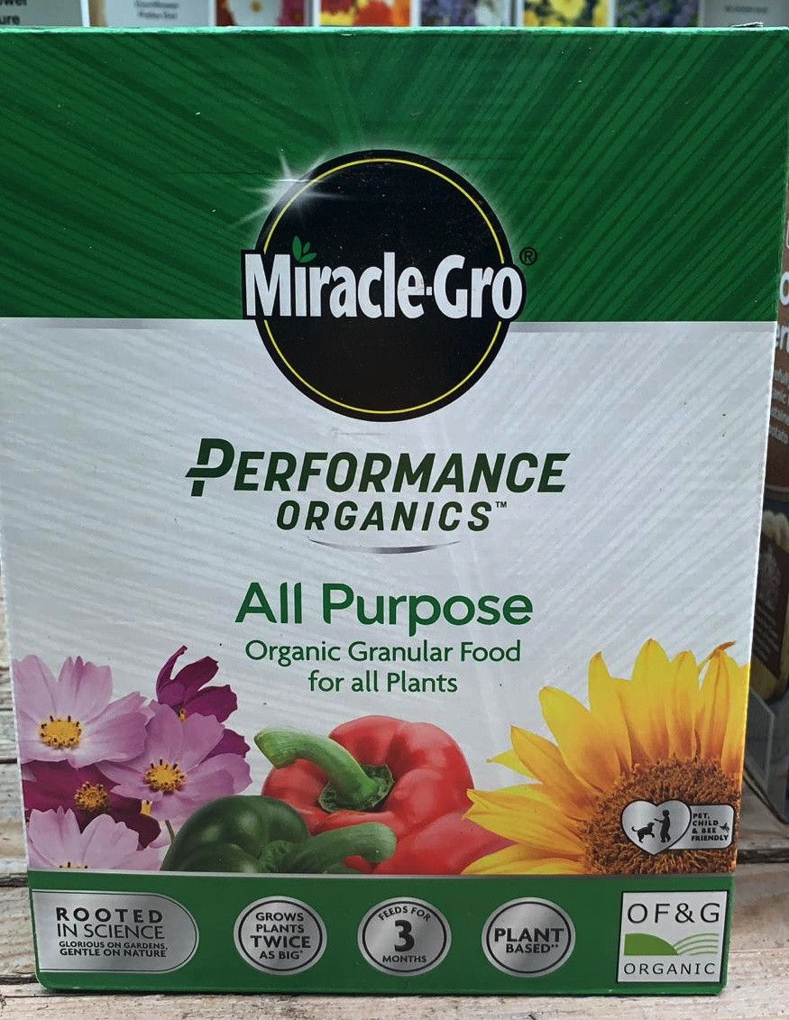 MiracleGro 'Performance Organics All purpose granular food' 1kg