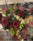 Christmas flower selection - reds, golds, berries