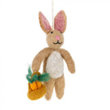 Handmade Felt Rory the Rabbit Hanging Easter Decoration