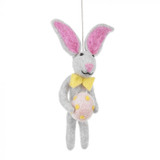 Handmade Felt Edgar the Easter Bunny Hanging Decoration
