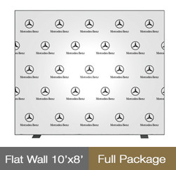 Flat Media Wall - 10'x8' - Full Package