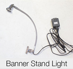 Banner Stand Plug In Lights