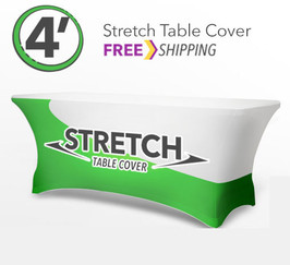 4' Stretched Spandex Table Cover  