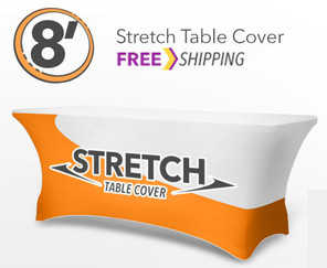 8' Stretched Spandex Table Cover  