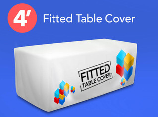  4' Fitted Table Cover                                  FREE GROUND SHIPPING