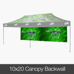 10' x 20' Backwall Canopy