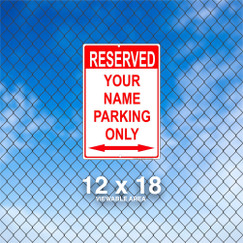 Aluminum Sign - 12" x 18"