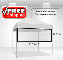 CLEAR PVC HALFWALL (Accessory for Canopy)
