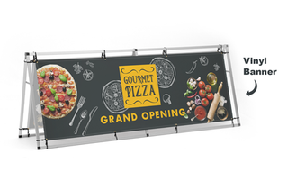 A Frame Banner Display  Full Package 8'  