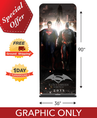 Mono 36" x 90" Double Sided Graphic Only 