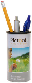 Pen / Pencil Holder 4x6 Photo Frame, Black