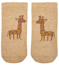 Organic Baby Socks Jacquard Mr Giraffe
