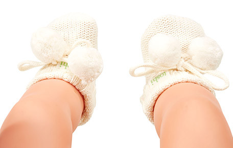 Organic Booties Marley Cream - Toshi