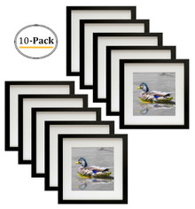 12x12 Wood Frame for 8x8 Picture in Black (9 Pcs per Box)