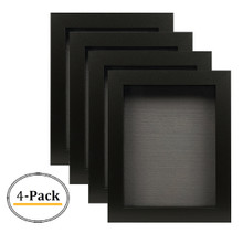 8x10.5 Shadow Box Frame Black Wood (4 Pcs per Box)