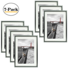 5x7 Frame for 4x6 Picture Gray Aluminum 7 Pcs per Box, Picture Frame, Photo Frame