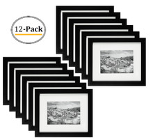 8x10 Frame for 5x7 Picture Black Wood (12 Pcs per Box)