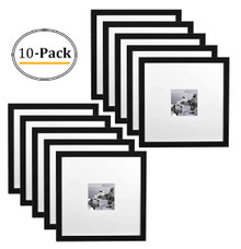 11x11 Frame for 4x4 Picture Black Wood (10 Pcs per Box)