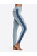 SPANX Distressed Skinny Jeans w/ Blue Stripe