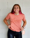 Annie - Local #KLEINTX Tee. Unisex. Terracotta Lightweight Comfort Colors T-Shirt. RETIRED