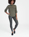 SPANX Faux Leather Leggings in Green Camo