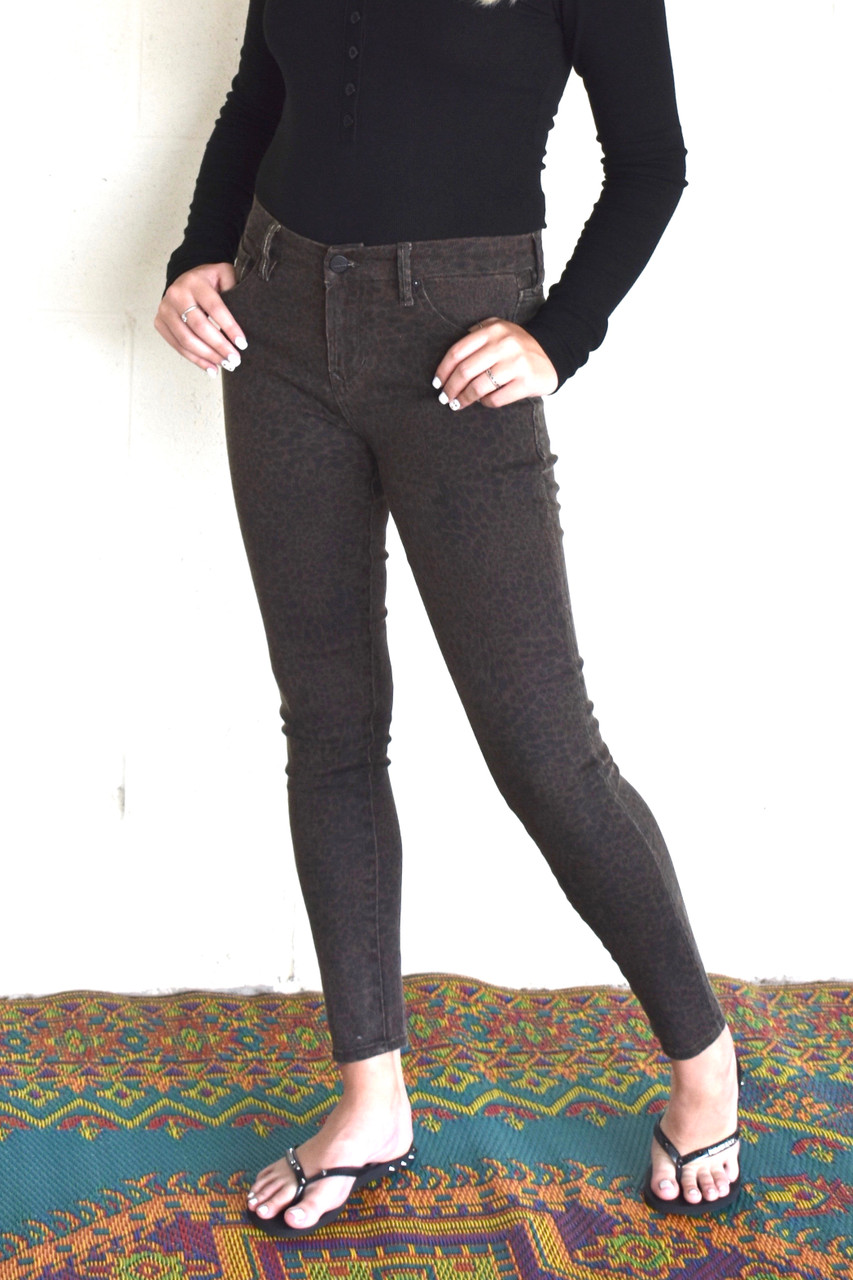 dear john leopard jeans