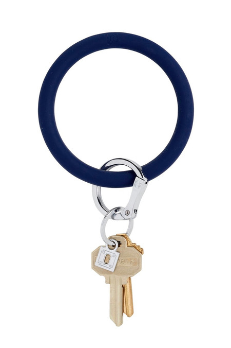 OVenture Silicone Solid Key Ring Midnight Navy