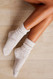Barefoot Dreams CozyChic® Women's Socks Heathered Stone White 