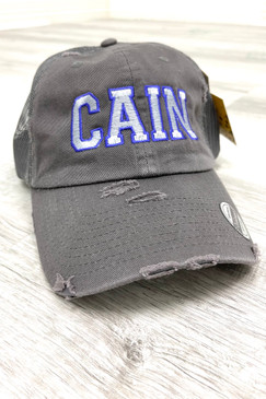 CAIN High School Cap Grey 
