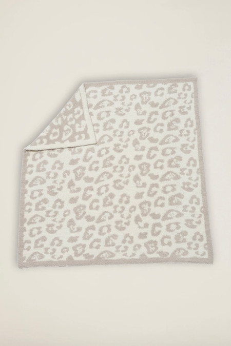 Barefoot Dreams Cozy Chic Barefoot In The Wild Baby Blanket Stone Cream 